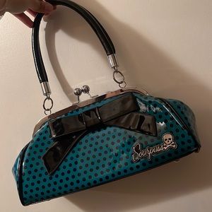 Sourpuss Vintage Blue Purse
